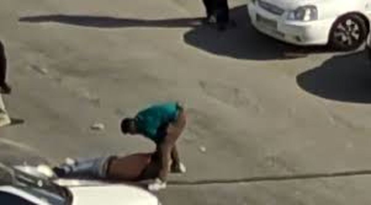 تصاویر زمینگیر کردن اوباشِ دانشگاه سوهانک با تیراندازی