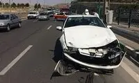 خسارت فاجعه‌بار پژو پارس در برخورد با هوندا