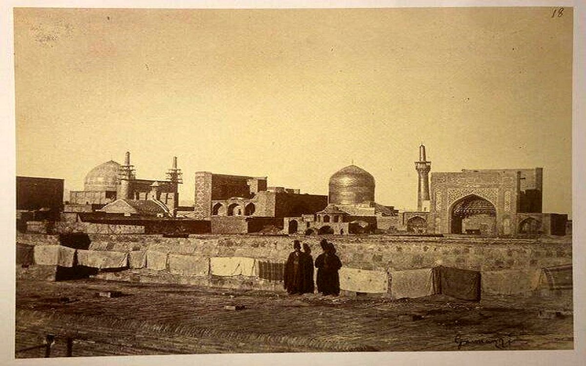 اولین تصاویر از حرم امام رضا در ۱۶۵ سال پیش