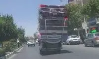 اقدام خطرناک راننده یک خودرو در تونل‌های تهران