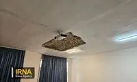 خراب شدن سقف کلاس روی سر دانش‌آموزان