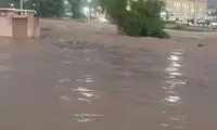 ویدئویی از سیل ترسناک و کم‌سابقه در گچساران