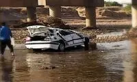 واژگونی مرگبار پژو پارس در جاده دهلران