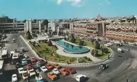 عکس میدان توپخانه تهران در دوران ناصرالدین‌ شاه