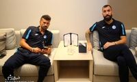 گردنبند خاص رامین رضاییان در سفر به دبی
