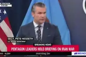 واکنش عجیب وزیر جنگ آمریکا به بمباران غیرنظامیان