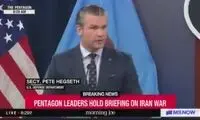 واکنش عجیب وزیر جنگ آمریکا به بمباران غیرنظامیان