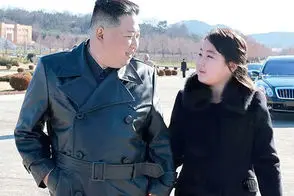 تصاویری از تانک سواری رهبر کره‌شمالی و دخترش