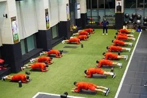 عکس‌هایی از قایدی و دنیس اکرت در اردوی آنتالیا