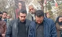 تصاویری از مراسم خاکسپاری حمید طالقانی