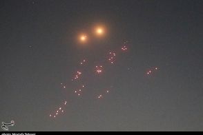 پدافند مرکزی تهران در حال دفاع از آسمان 