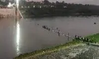 ببینید؛ سقوط وحشتناک یک پل معلق با صدها عابر