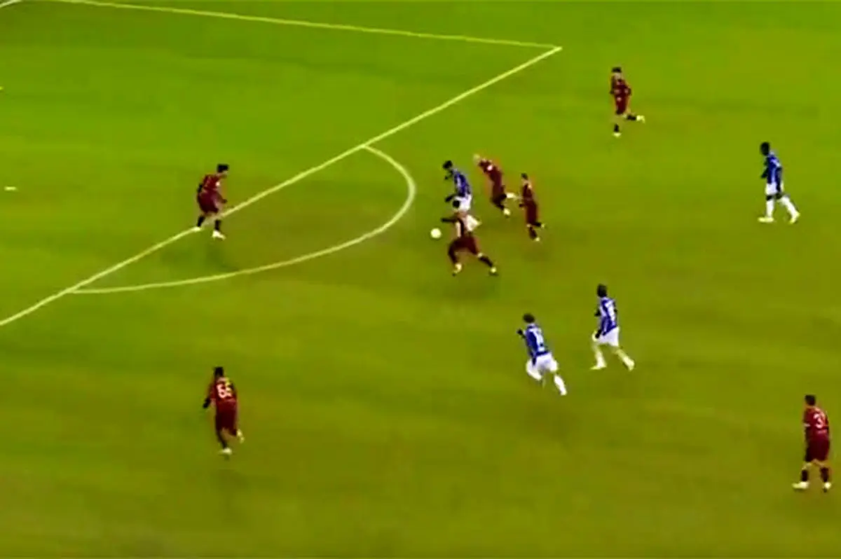 لحظه گل مسی‌وارِ علی قلی‌زاده در لیگ لهستان