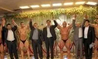 عکس عجیب باهنر با بدنسازها خبرساز شد