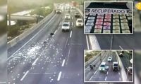 بارش پول‌های قمار در بزرگراه!