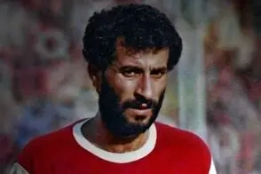 عکس امام خمینی و منتظری در دستان دو ستاره پرسپولیس