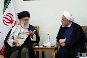 قاب مشترک حسن روحانی و رهبر انقلاب در سال ۵۸