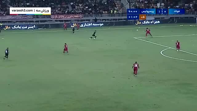 گل تاکتیکی پرسپولیس با ۷۴ پاس