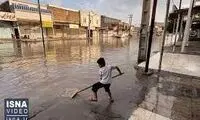 غم‌انگیزترین عکسی که از سیل اهواز منتشر شد 