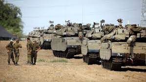 آغاز حمله زمینی اسرائیل به غزه با رژه تانک‌ها