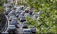 ترافیک سنگین در آزادراه تهران - شمال