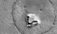 ناسا در سیاره مریخ، صورت خرس را شکار کرد