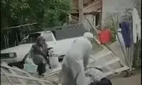 ویدئو جنجالی از درگیری روحانی لنگرودی با یک زن 