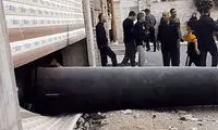 برخورد بوستر موشک به یک خانه در دورود