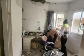 تصاویری از خسارات «بنی براک» بعد از حمله موشکی ایران