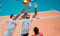 حریف تیم والیبال ایران در نیمه نهایی مشخص شد 
