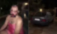 دختر ۲۶ ساله و نامزدش، لباس زنانه تن راننده کردند