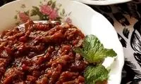 خورش ملا قورمه مازندرانی؛ یک غذای ساده و خوشمزه