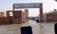 تصاویری از یک بیمارستان غرقِ آب در ایران!