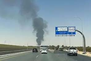تصاویر انهدام هواپیمای سعودی در فرودگاه ریاض