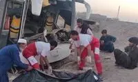 واژگونی مرگبار اتوبوس مسافربری در جاده کرمان