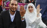 ماشین عروس متفاوت یک زوج جان‌فدا در تهران