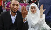 ماشین عروس متفاوت یک زوج جان‌فدا در تهران