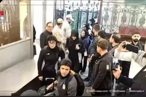  تصاویری از بازگشت تیم ملی بانوان به ایران