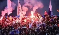 جو فوق‌العاده و زیبای هواداران ملوان در سن‌سیروس