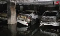 فیلم آتش‌سوزی مهیب یک ساختمان در خیابان رسالت 