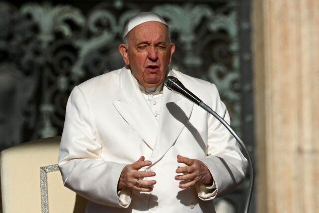 تقاضای عاجزانه پاپ فرانسیس از دو طرف‌ِ جنگ غزه 