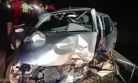 لحظه متلاشی شدن سمند در تصادف عجیب 