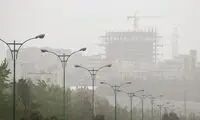 وزش باد شدید و خیزش گرد و خاک در تهران