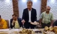 حضور کله پاچه در یک نشست خبری جنجالی شد!