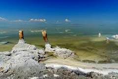 جدیدترین تصاویر از دریاچه خشک شده ارومیه