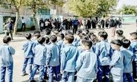 عکسی از وضعیت عجیب یک مدرسه در ماهدشت کرج