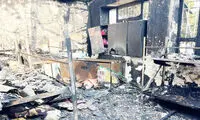 پناهگاهی که 32 نفر در آن زنده زنده سوختند 