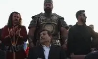 شوکه شدن خانم مجری از دیدن هیکل قوی‌ترین مرد ایران