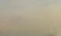تصویر ترسناک از شهر تهران و کوه دماوند