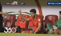 حرکت عجیب سردار آزمون در بازی با تراکتور